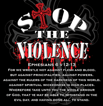 stop the violence poster